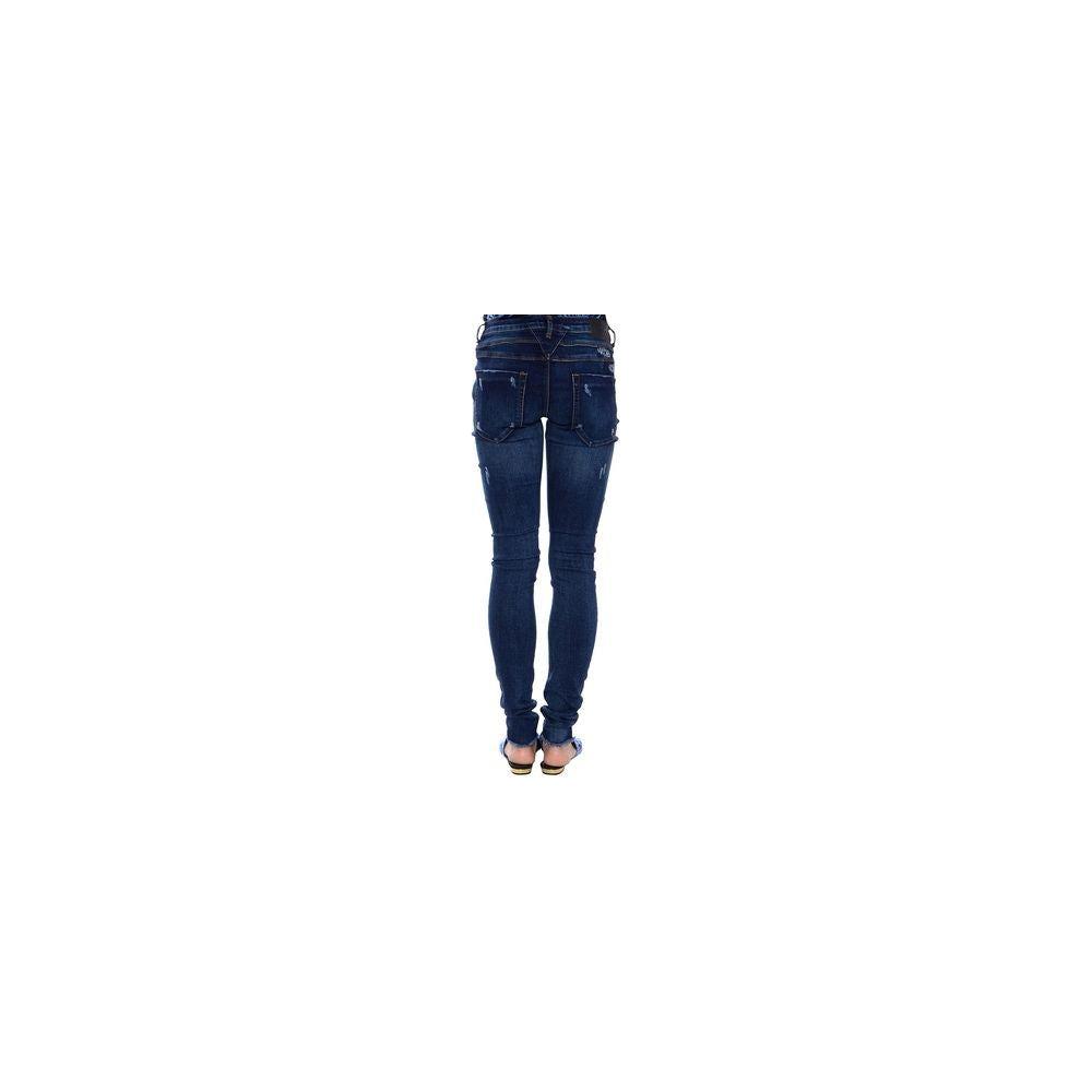 One Teaspoon Blue Cotton Jeans & Pant One Teaspoon Dark Slate Gray