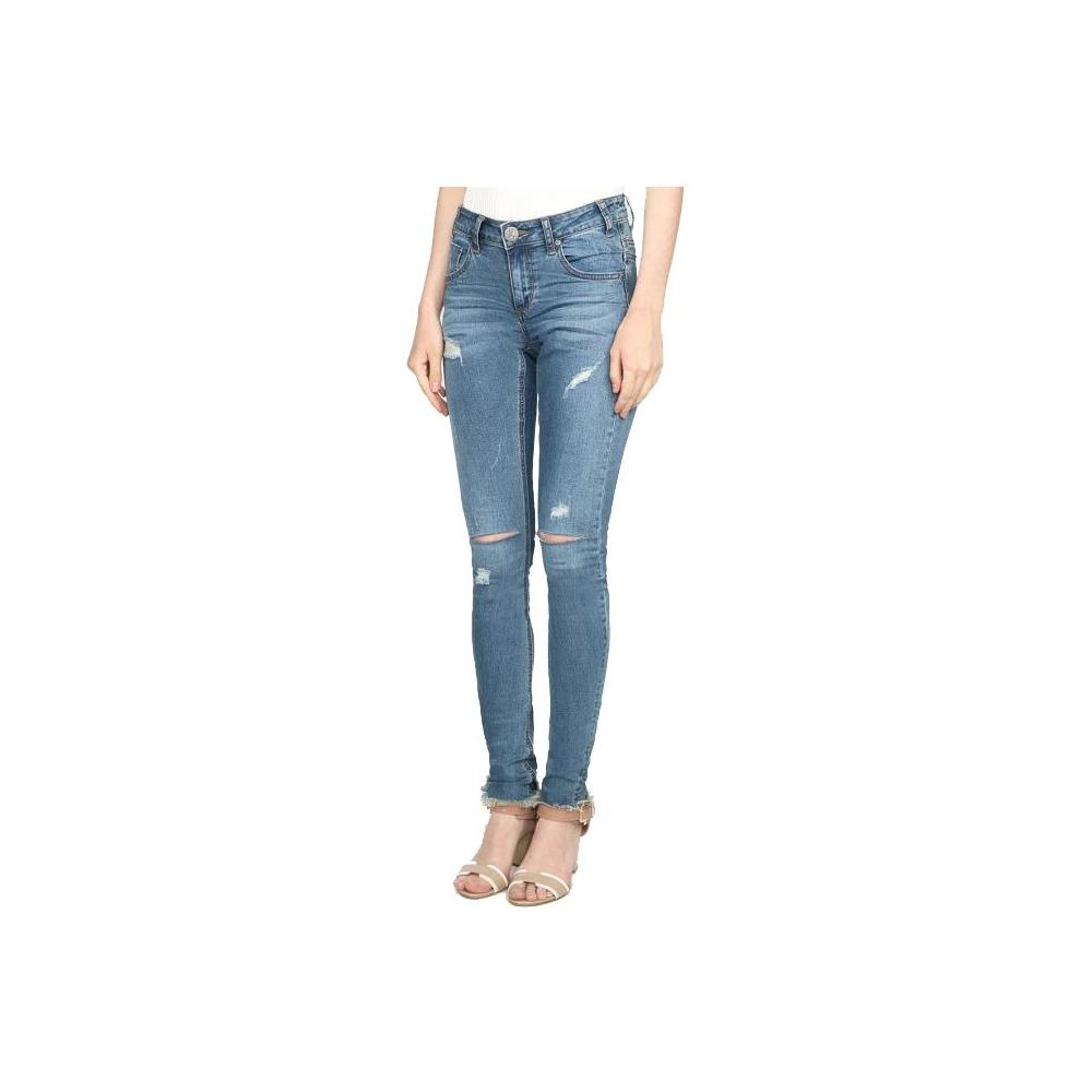 One Teaspoon Blue Cotton Jeans & Pant One Teaspoon Slate Gray