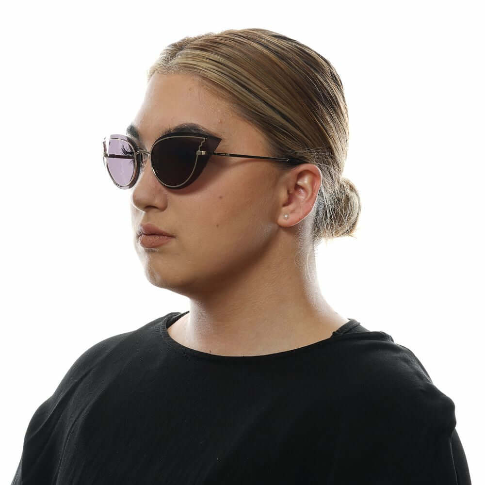 Police Rose Gold Women Sunglasses Police Rosy Brown