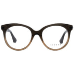 Sandro Brown Women Glasses Frame in metal and plastic, full-rim butterfly style with demo lenses. Size 48-17-135. Comes with branded case.