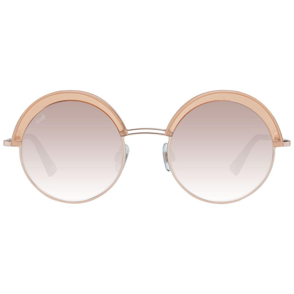 Web Rose Gold Women Sunglasses Web Light Gray