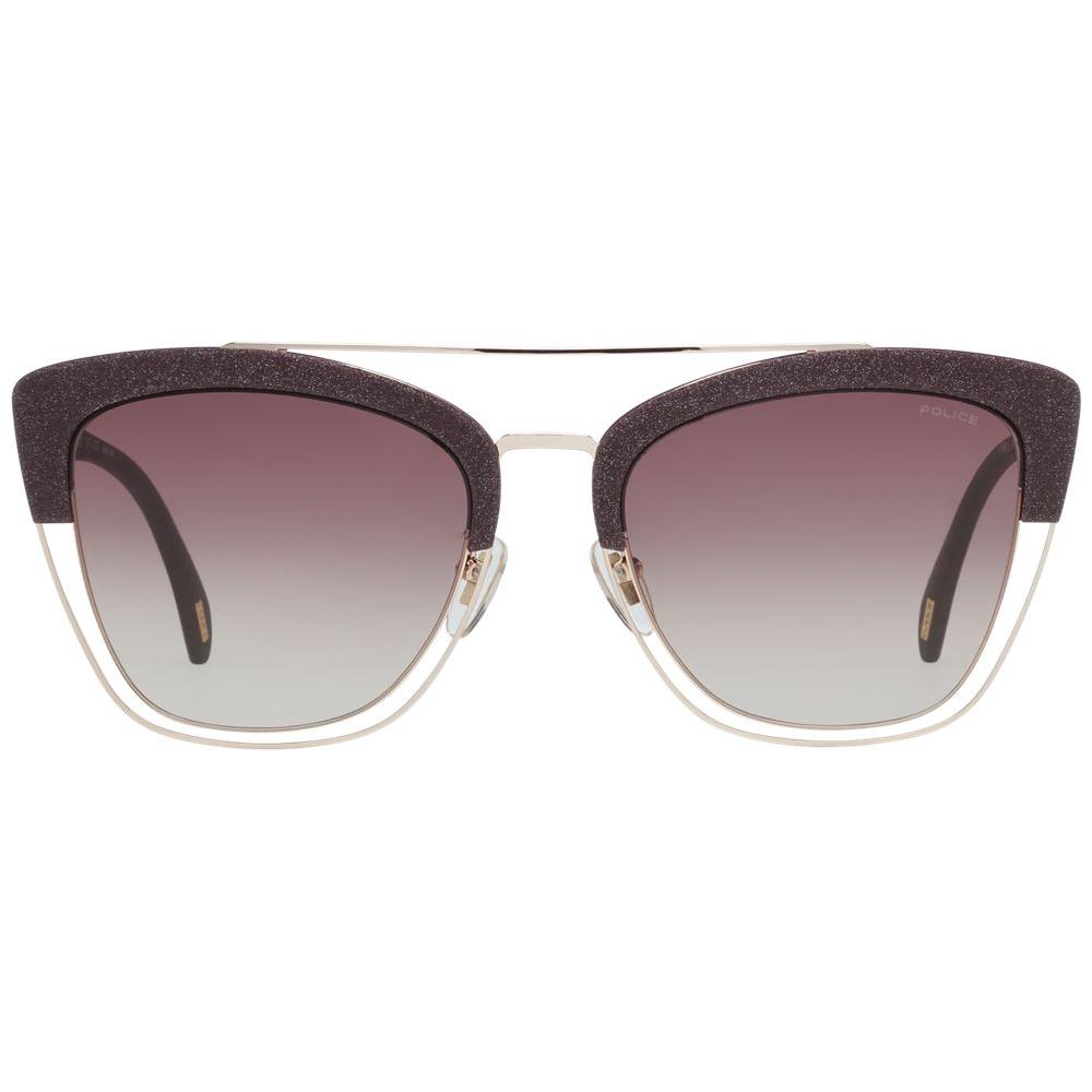 Police Rose Gold Women Sunglasses Police Rosy Brown