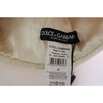 Dolce & Gabbana White Xiangao Lamb Fur Beanie HAT21021-1