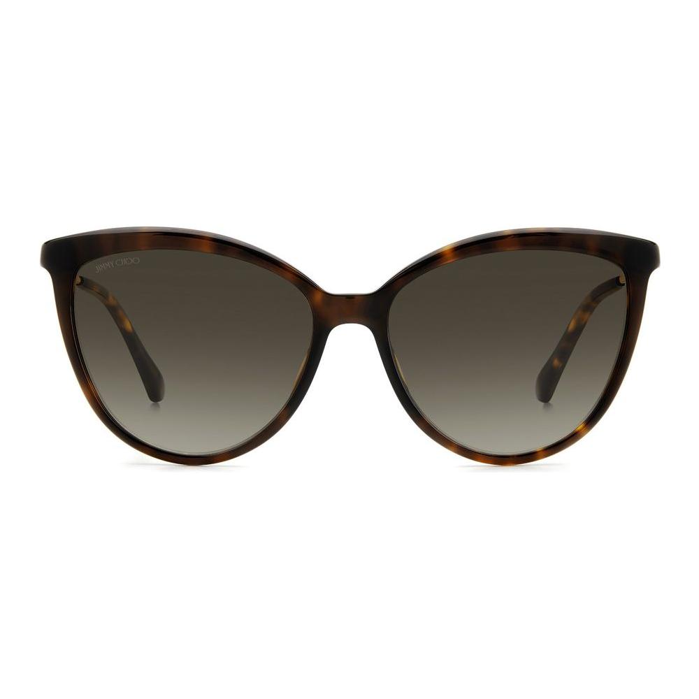 Jimmy Choo Brown Metal Sunglasses Jimmy Choo Dark Slate Gray