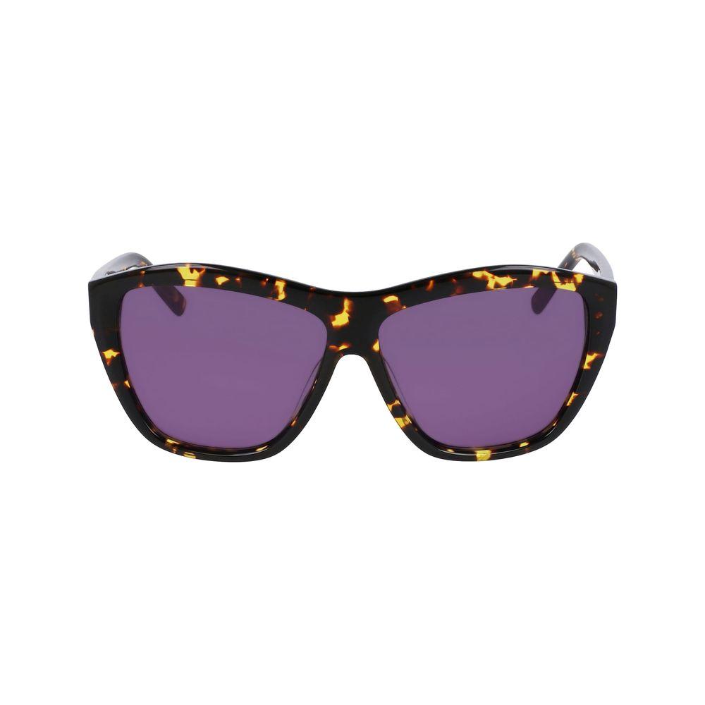 DKNY Black Acetate Sunglasses DKNY Slate Gray