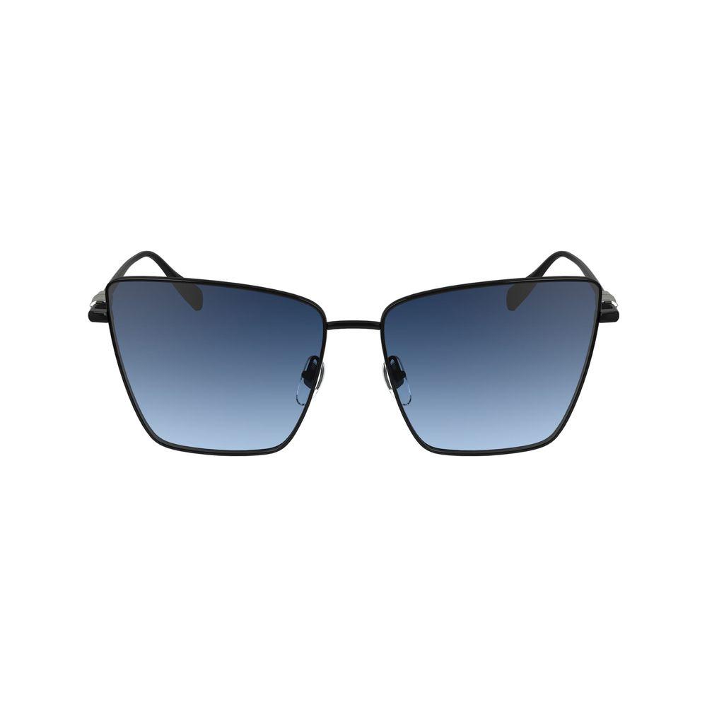 Longchamp Black Metal Sunglasses Longchamp Dim Gray