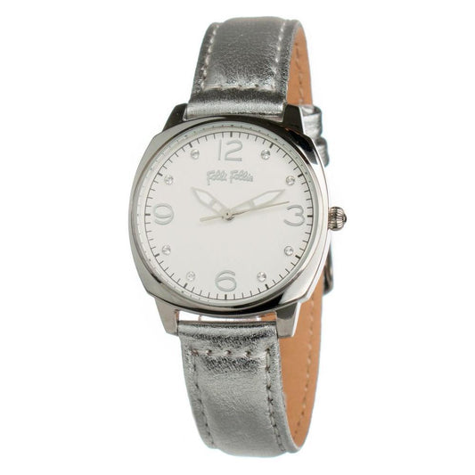 Folli Follie Gray Leather Watch