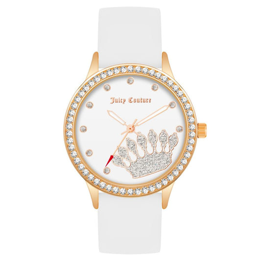 Juicy Couture White Synthetic Dress Watch