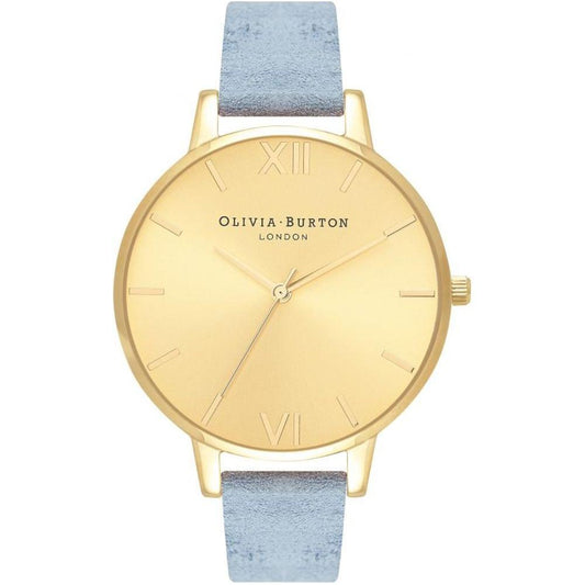 Olivia Burton Blue Artificial Leather Watch