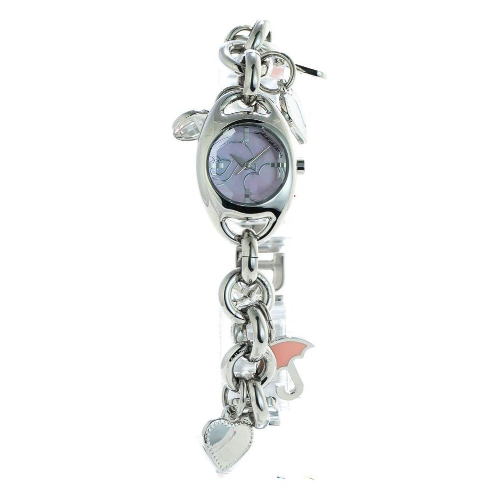 Chronotech Silver Stainless Steel Watch