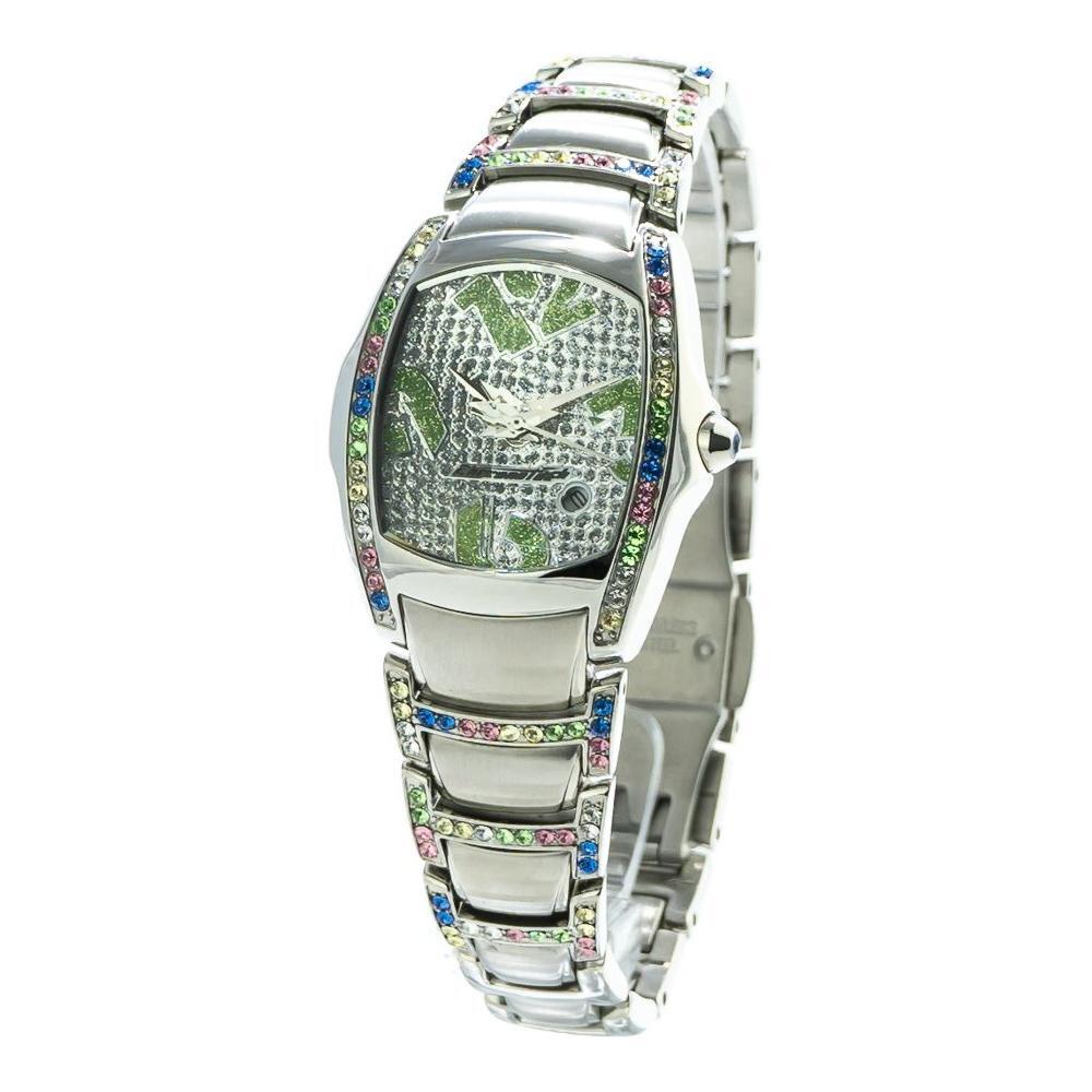 Chronotech Silver Stainless Steel Watch