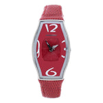 Chronotech Red Leather Watch CHCT7932L14AC