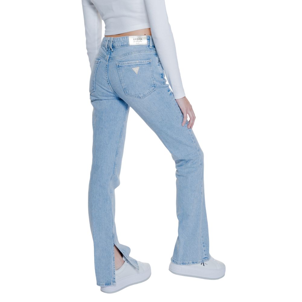 Guess Light Blue Cotton Mom Jean