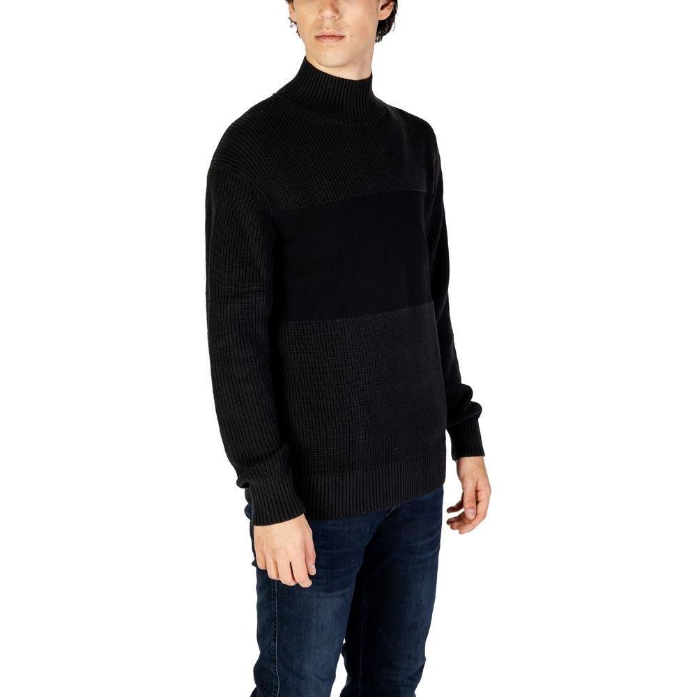 Calvin Klein Jeans Black Cotton Sweatshirt
