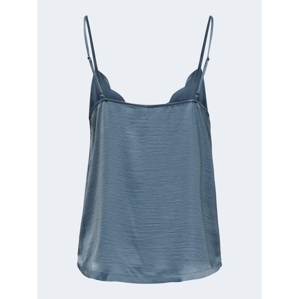 Only Blue Polyester Tops & T-Shirt Only Lavender