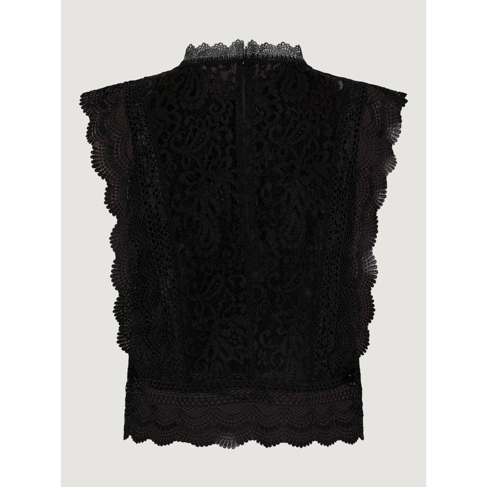 Only Black Nylon Tops & T-Shirt Only Black