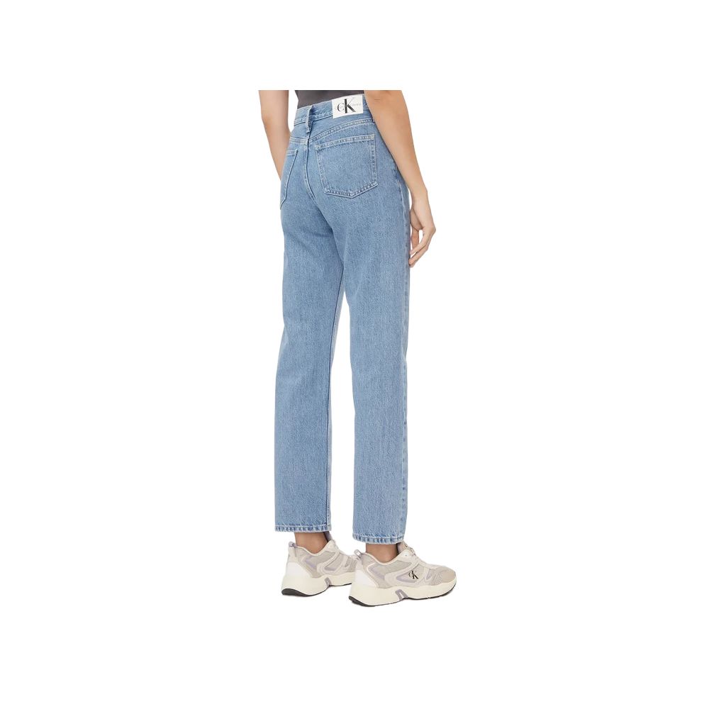 Calvin Klein Jeans Light Blue Cotton Relaxed Fit Jean