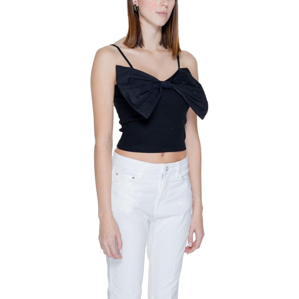 Only Black Organic Cotton Tops & T-Shirt Only Light Gray