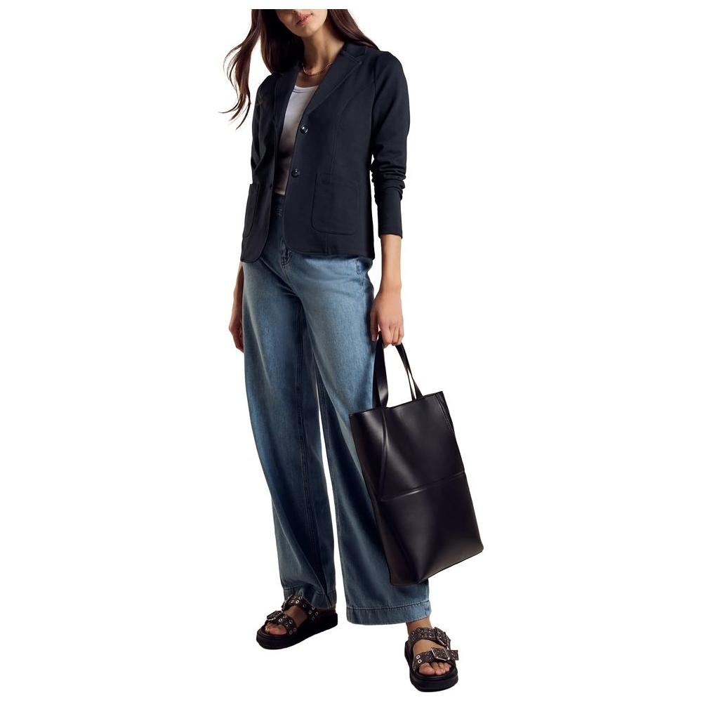 Street One Blue Viscose Suits & Blazer Street One Dark Slate Gray