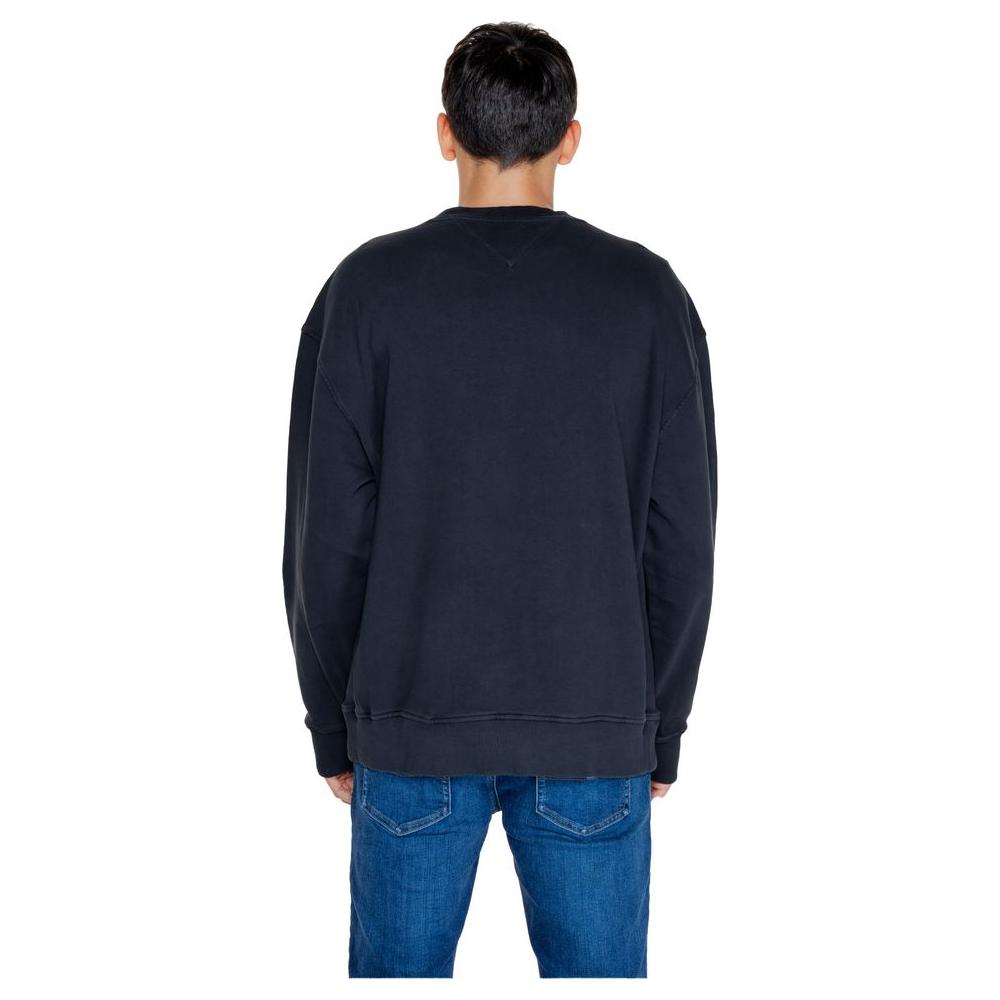 Tommy Hilfiger Jeans Black Cotton Sweater