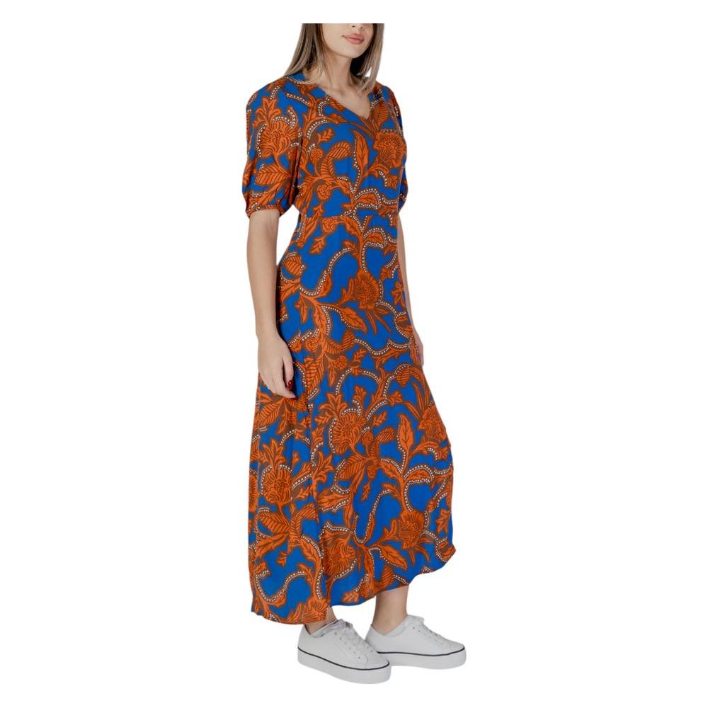 B.Young Blue Viscose Dress B.Young Sienna