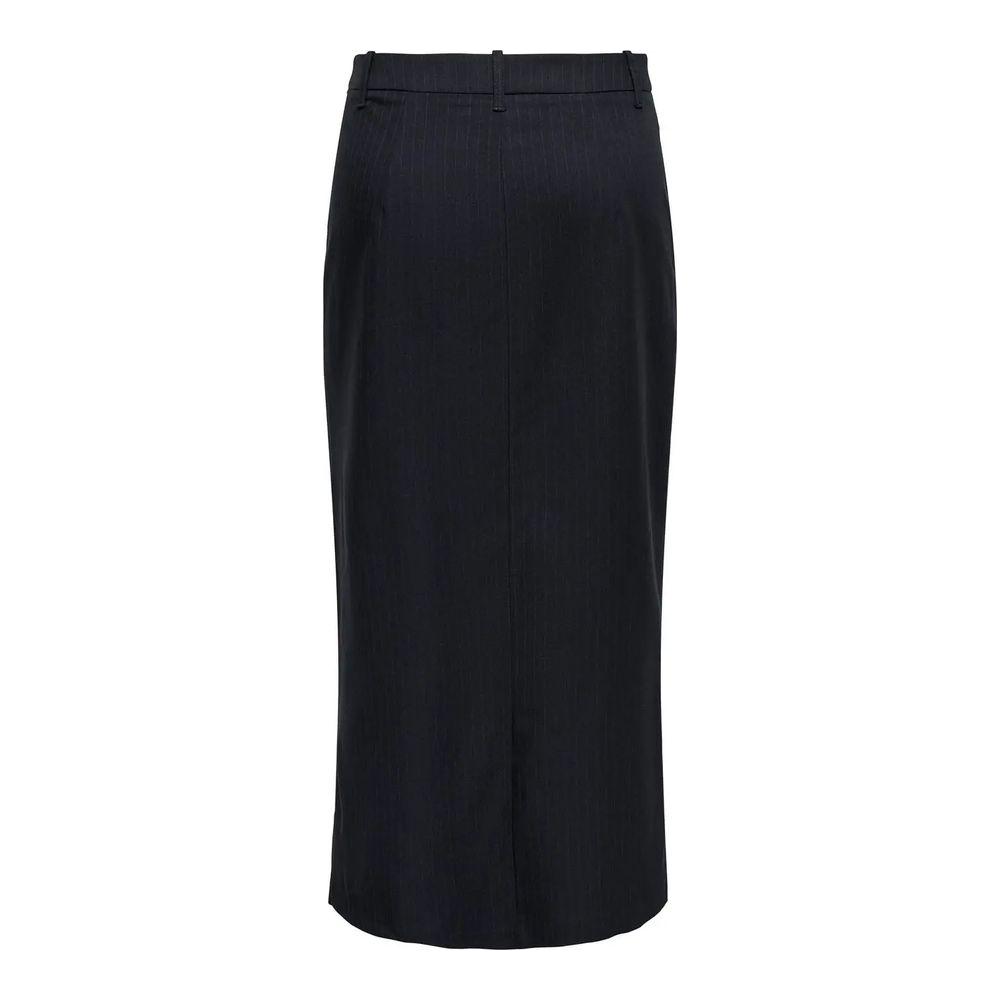 Jacqueline De Yong gray polyester skirt for women, fall/winter collection, 80% polyester blend with viscose and elastane.