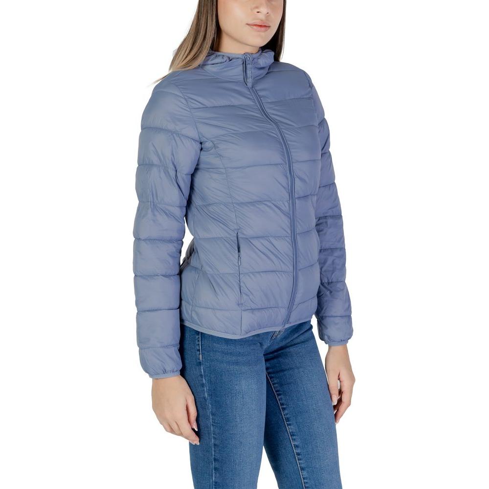 B.Young Blue Nylon Jackets & Coat B.Young Slate Gray