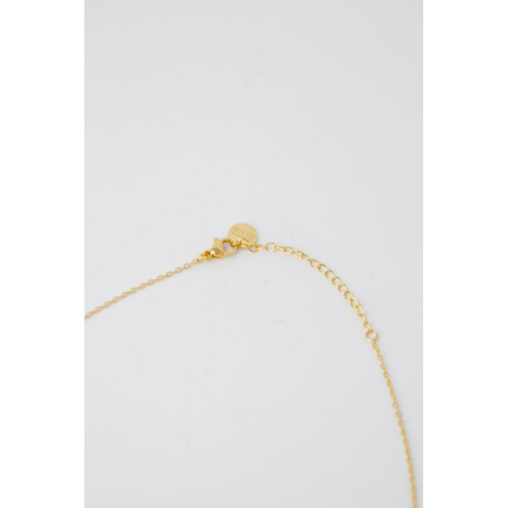 Alviero Martini Prima Classe gold stainless steel necklace for women, part of the Autumn/Winter collection.