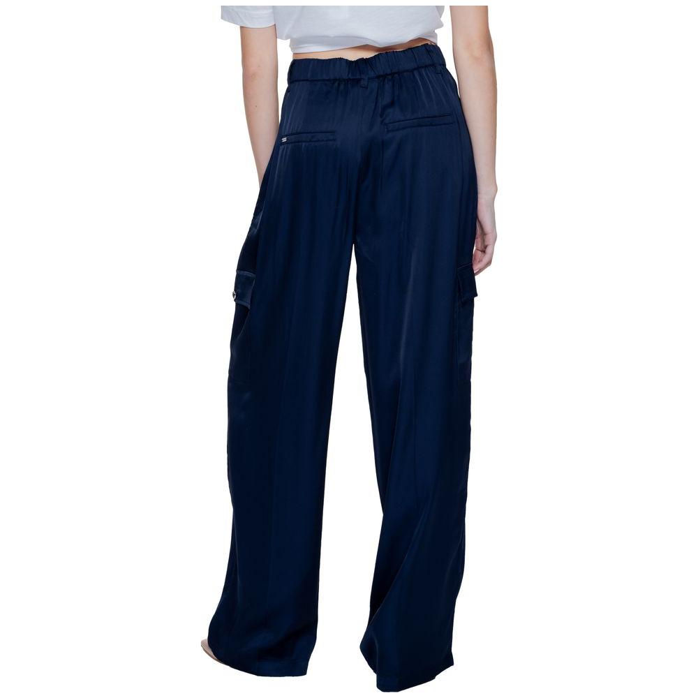 Street One Blue Viscose Jeans & Pant Street One Gray
