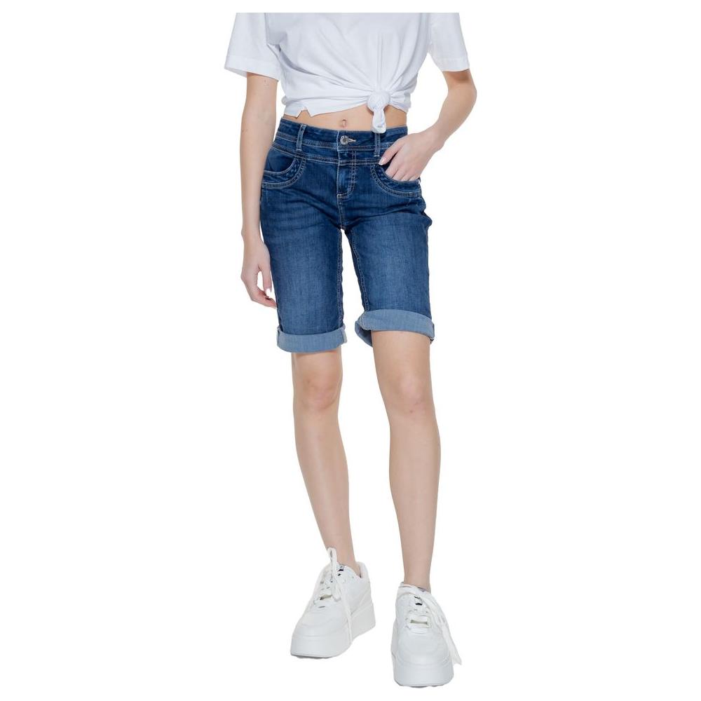 Street One Blue Cotton Short Street One Gray