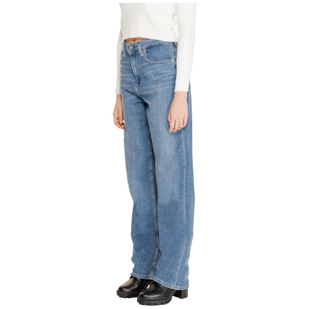 Calvin Klein Jeans Blue Cotton Jeans & Pant Calvin Klein Jeans Slate Gray