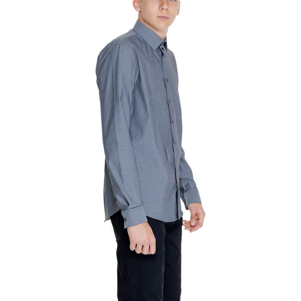 Calvin Klein Black Cotton Dress Shirt