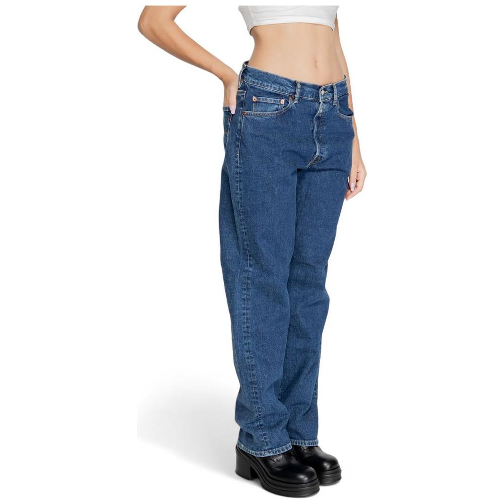 Replay Blue Cotton Jeans & Pant Replay Dark Slate Gray