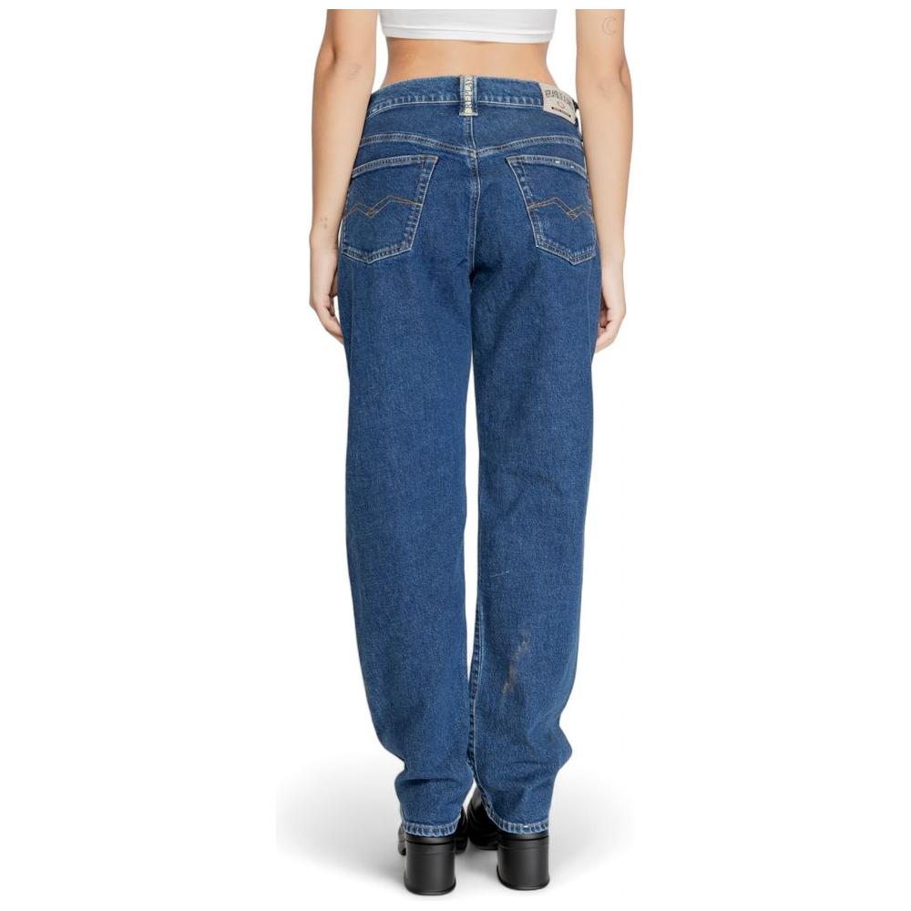 Replay Blue Cotton Jeans & Pant Replay Dark Slate Gray