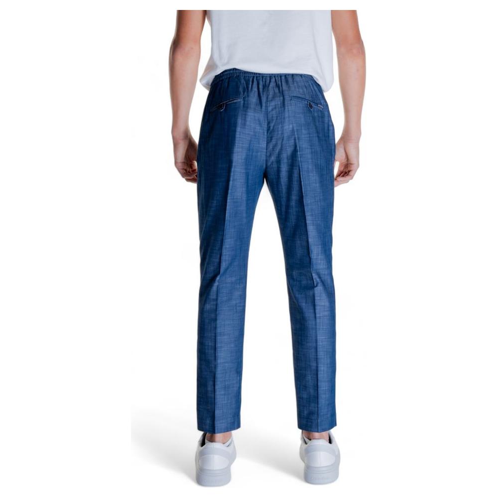 Antony Morato Blue Cotton Jeans & Pant