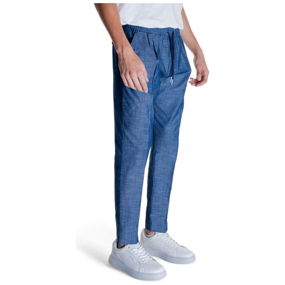 Antony Morato Blue Cotton Jeans & Pant