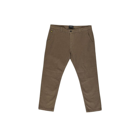 Lyle & Scott Beige Cotton Pant