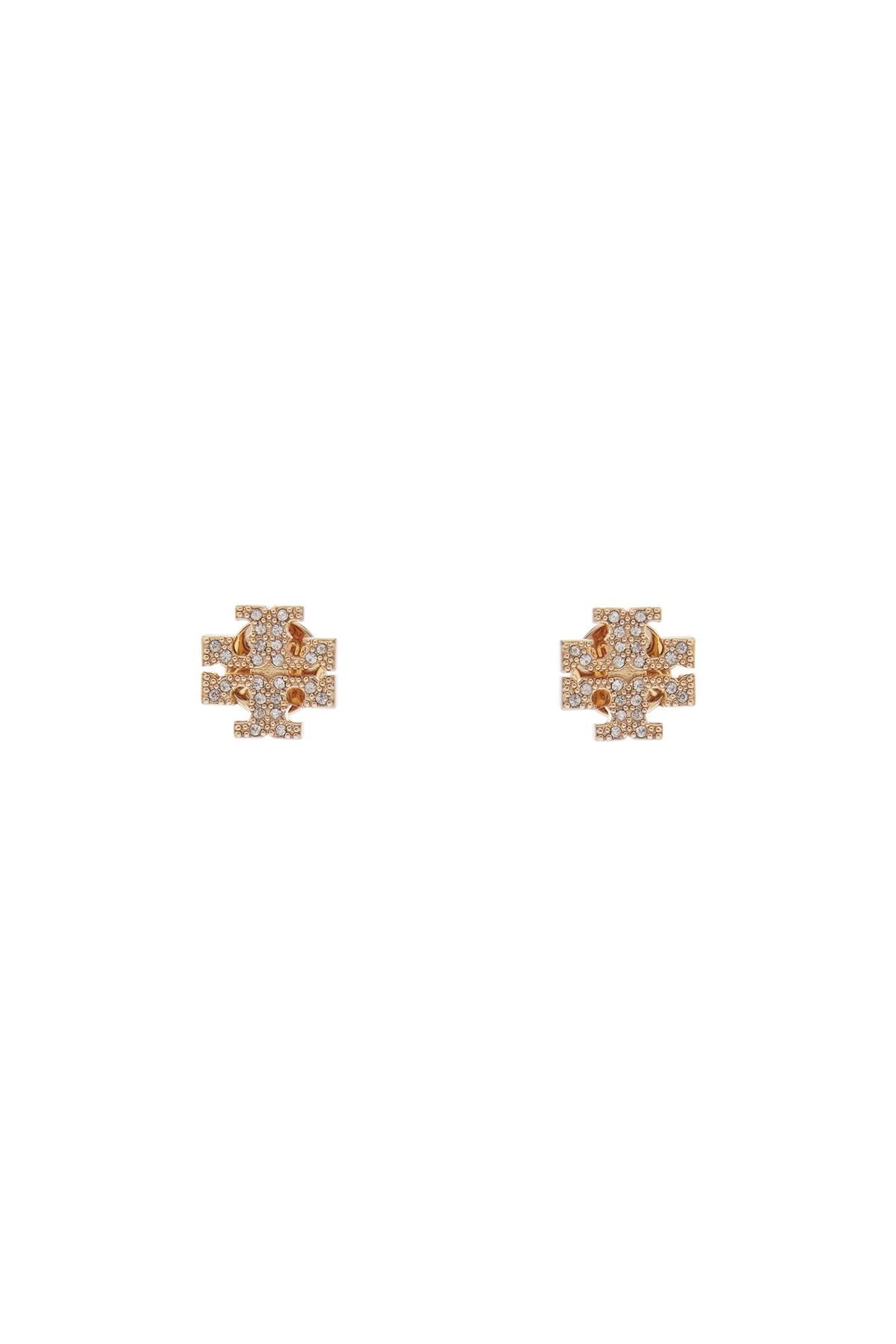 Tory Burch kira earrings with pavã© Jewellery Tory Burch Tan