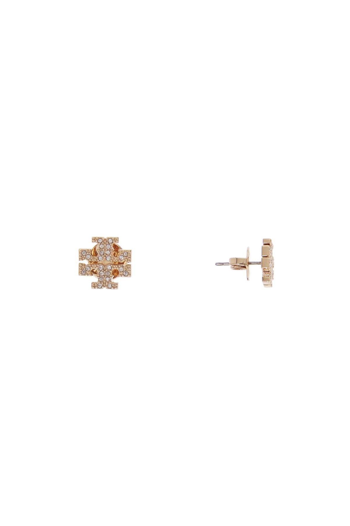Tory Burch kira earrings with pavã© Jewellery Tory Burch Tan