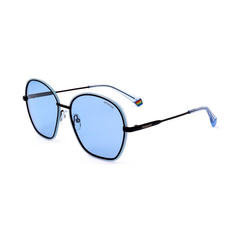 Polaroid Blue Metal Sunglasses