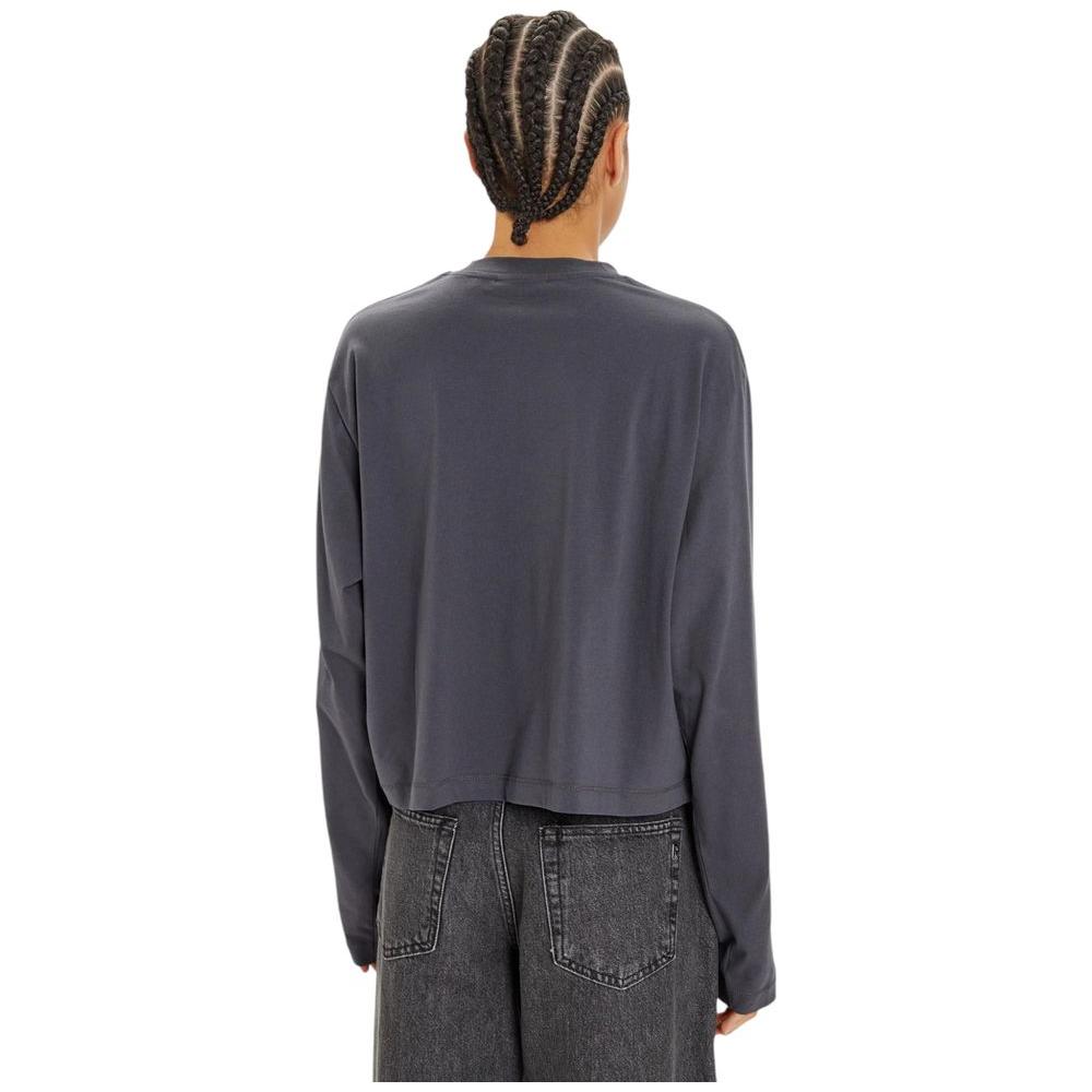 Calvin Klein Jeans Gray Cotton Tops & T-Shirt