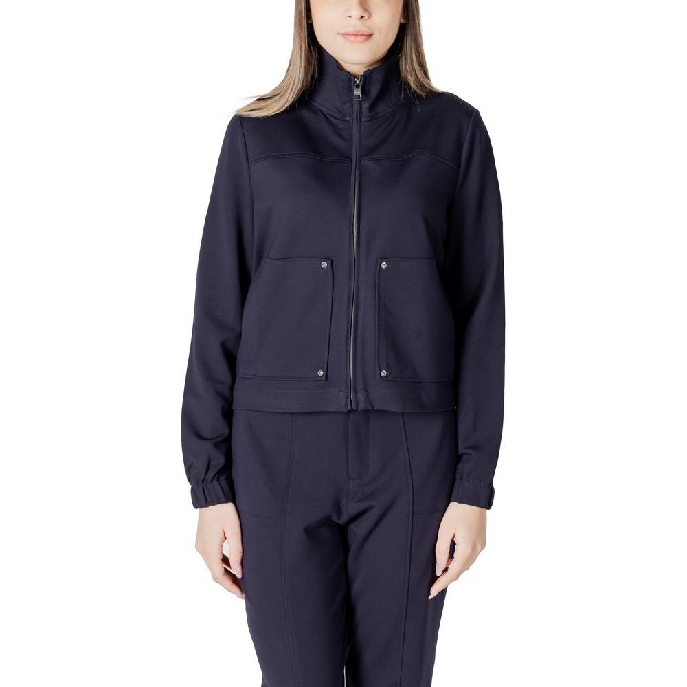 Street One Blue Viscose Jackets & Coat