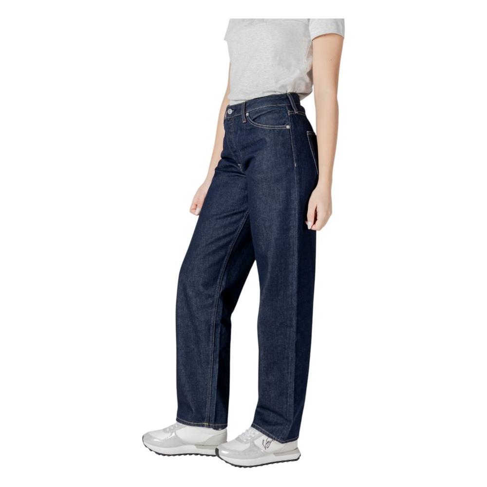 Calvin Klein Jeans Blue Cotton Jeans & Pant Calvin Klein Jeans Light Gray