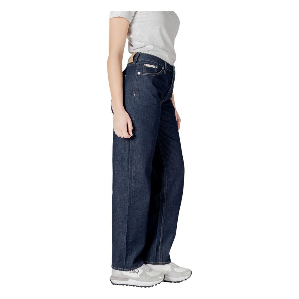 Calvin Klein Jeans Blue Cotton Jeans & Pant Calvin Klein Jeans Gray