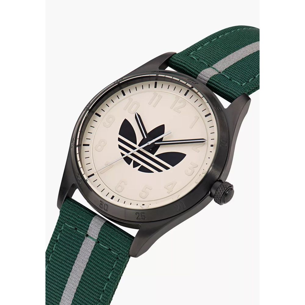 Adidas Green Fabric Sport Watch