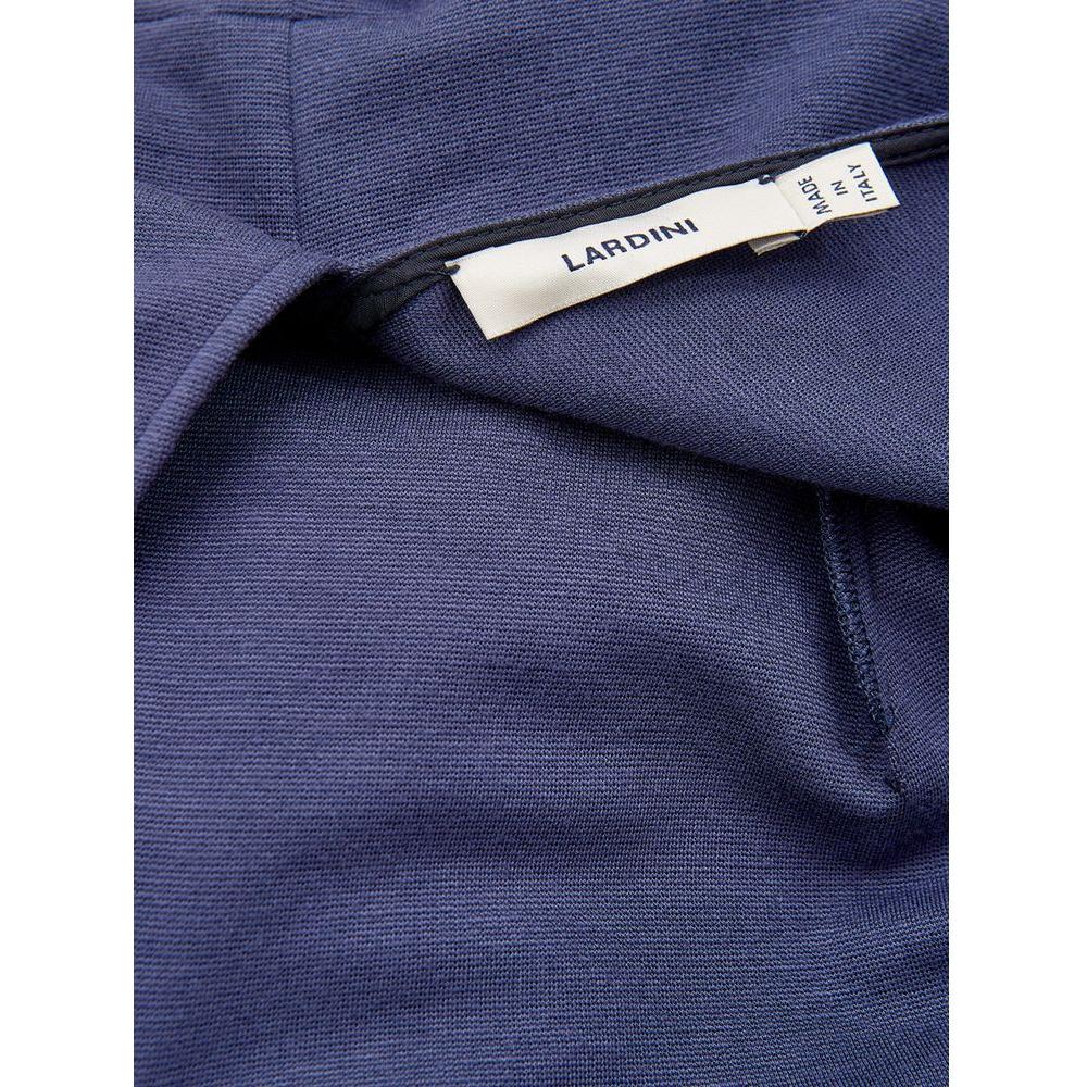 Lardini Blue Viscose Dress Lardini Dark Slate Blue