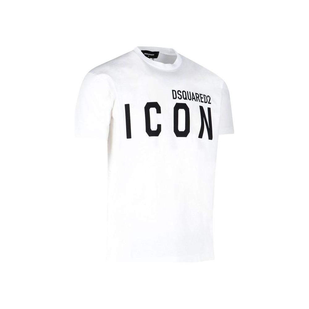 Dsquared² White Cotton T-Shirt DS-14916-XXL