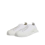 Dolce & Gabbana White Leather Low Top NS1 Sneakers Shoes