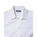 Dolce & Gabbana White Cotton GOLD Dress Formal Shirt