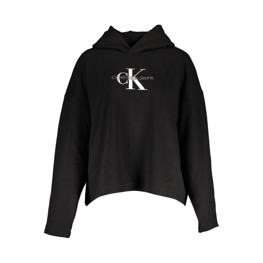 Calvin Klein Black Cotton Women Sweater Calvin Klein Black